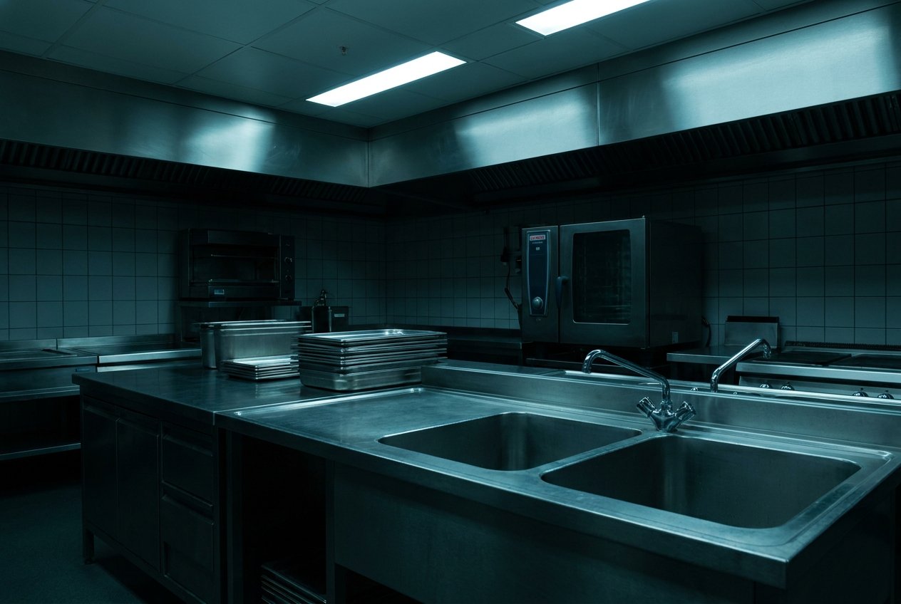 Illustrative: commercial kitchen